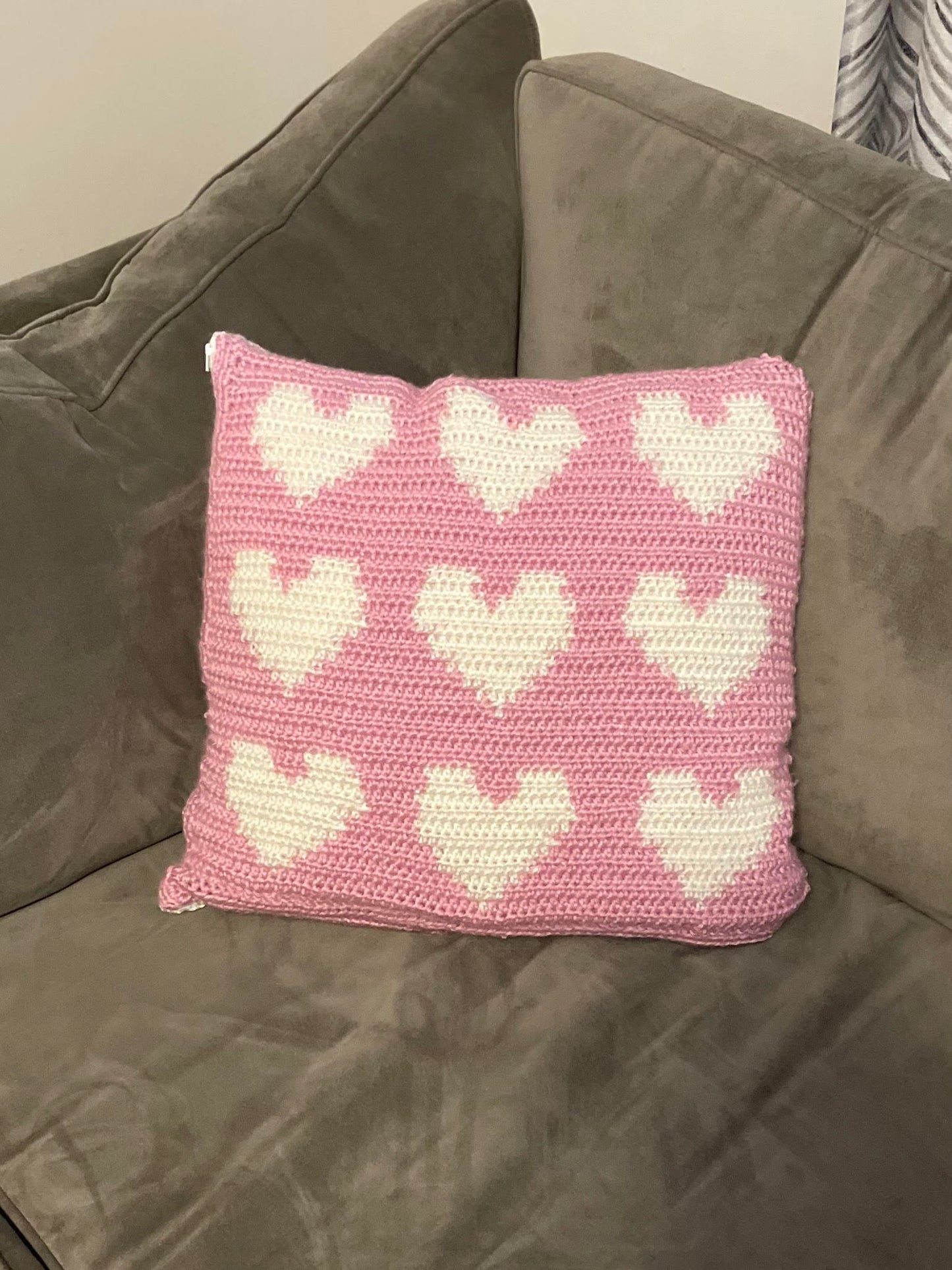 Valentines Day Themed Pillow Case 18inx18in (45.72cmx45.72cm)