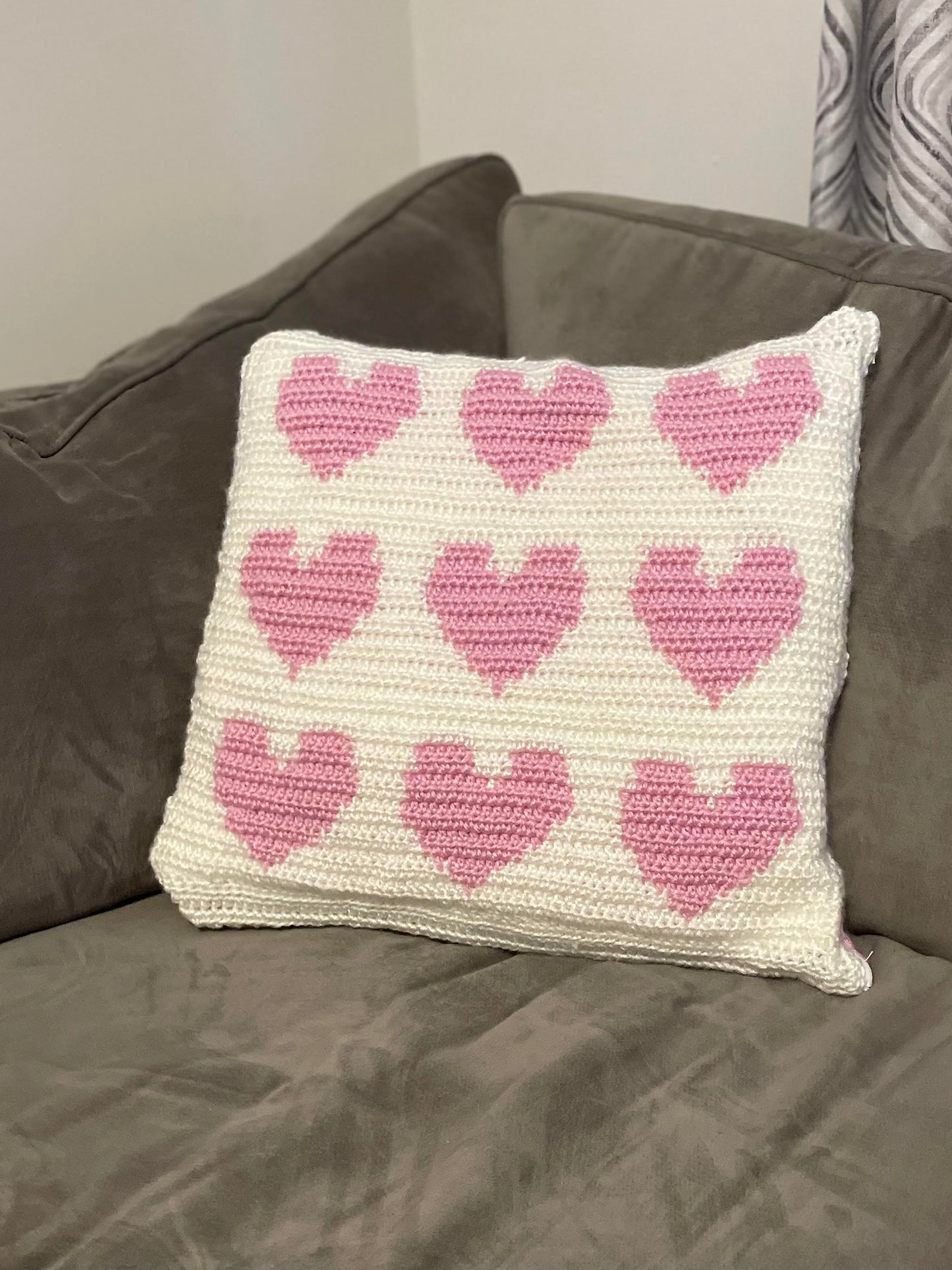 Valentines Day Themed Pillow Case 18inx18in (45.72cmx45.72cm)