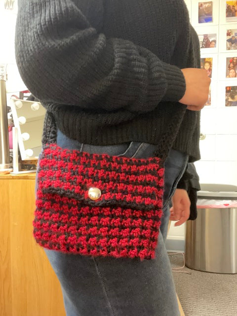 Houndstooth Crossbody Bag Pattern